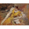 Дама в желтом, 1912 - Больдини, Джованни