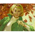 Портрет женщины в зеленом - Сарноф, Артур