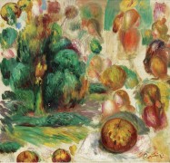 Головы, деревья и фрукты (эскиз), 1892 - Ренуар, Пьер Огюст