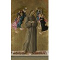 Святой Франциск Ассизский с ангелами - Боттичелли, Сандро