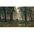 Дождь в дубовом лесу, 1891 - Шишкин, Иван Иванович