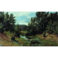 Лесной ручей, 1870 - Шишкин, Иван Иванович