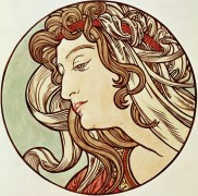 Голова женщины - Муха, Альфонс