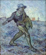 Сеятель, по картине Милле (Sower (after Millet)), 1889 - Гог, Винсент ван