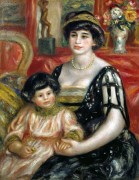 Мадам Бернхайм с сыном Анри - Ренуар, Пьер Огюст