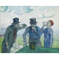 Пьяницы, по работе Домье (The Drinkers (after Daumier)), 1890 - Гог, Винсент ван