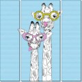 Жирафы в очках - Сток