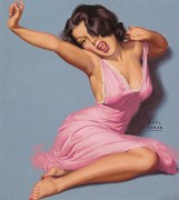 Женщина в розовом платье - Моран, Эрл