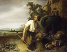 Притча о спрятанном сокровище - Рембрандт, Харменс ван Рейн