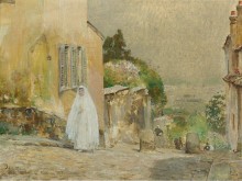 Весеннее утро, Монмартр, 1889 - Хассам, Фредерик Чайлд 