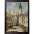Эпикери-стрит и собор в Руане, 1929 - Луазо, Гюстав
