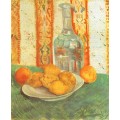 Натюрморт с графином и лимонами на тарелке - Гог, Винсент ван