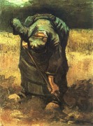 Копающая крестьянка (Peasant Woman Digging), 1885 - Гог, Винсент ван