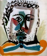 Портрет бородатого мужчины, 1964 - Пикассо, Пабло