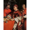 Портрет папы Льва Х с двумя кардиналами - Рафаэль, Санти