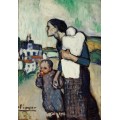 Мать с детьми - Пикассо, Пабло