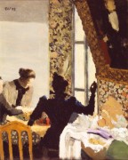 Три женщины у окна - Вюйар, Эдуард