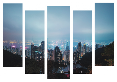 Вид на ночной город