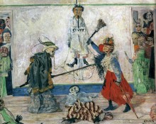 Борьба скелетов,1891 - Энсор, Джеймс