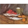 Натюрморт с лимонами скумбрией и помидорами - Гог, Винсент ван