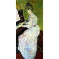 Маргарита Гаше у фортепиано (Marguerite Gachet at the Piano), 1890 - Гог, Винсент ван