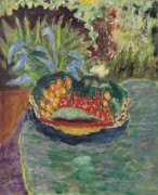 Корзинка с ягодами на столе в Ле-Канне - Боннар, Пьер