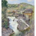 Водопад. (The Falls), 1909-10 - Меткалф, Уиллард Лерой