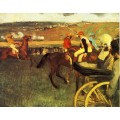Скачки, жокеи-любители, 1880 - Дега, Эдгар