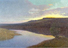 Пейзаж Лота, 1890 - Мартен, Анри Жан Гийом