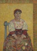 Итальянка (Italian Woman (Agostina Segatori), 1887 - Гог, Винсент ван