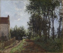 Дорога возле фермы, 1871 - Писсарро, Камиль