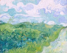 Зеленые пшеничные поля (Green Wheat Fields, Auvers), 1890 - Гог, Винсент ван