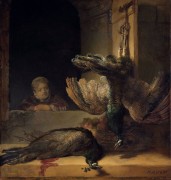 Натюрморт с битой птицей - Рембрандт, Харменс ван Рейн