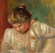 Портрет девушки, 1900 - Ренуар, Пьер Огюст