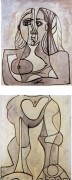 Обнаженная в двух частях, 1958 - Пикассо, Пабло