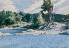 Белая река в Шероне - Хоппер, Эдвард