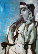 Обнаженная женщина в кресле, 1964 - Пикассо, Пабло