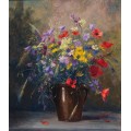 Букет летних цветов в керамическом кувшине - Гёбль-Валь, Камилла