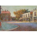Улица в Аньере, 1884 - Синьяк, Поль