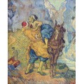 Добрый самаритянин, по работе Делакруа (The Good Samaritan (after Delacroix)), 1890 - Гог, Винсент ван