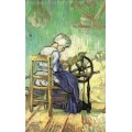 Прядильщица (The Spinner (after Millet), 1889 - Гог, Винсент ван
