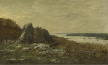 Окрестности Бреста, в устье реки лорн, 1873 - Буден, Эжен