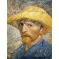 Автопортрет в соломенной шляпе (Self Portrait with Straw Hat), 1887 02 - Гог, Винсент ван
