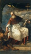 Святой Иоанн, подающий милостыню - Тициан Вечеллио