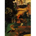 Пейзаж с павлином, 1892 - Гоген, Поль 