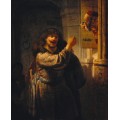 Самсон угрожает тестю - Рембрандт, Харменс ван Рейн