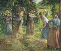 Урожай сена в Эрафи, 1901 - Писсарро, Камиль