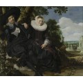 Семейный портрет Исаака Массы и его жены - Хальс, Франц