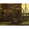 Водяная мельница в Геннеп (Water Wheels of Mill at Gennep), 1884 - Гог, Винсент ван