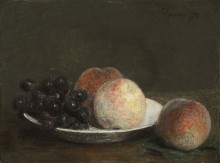 Персик и виноград - Фантен-Латур, Анри